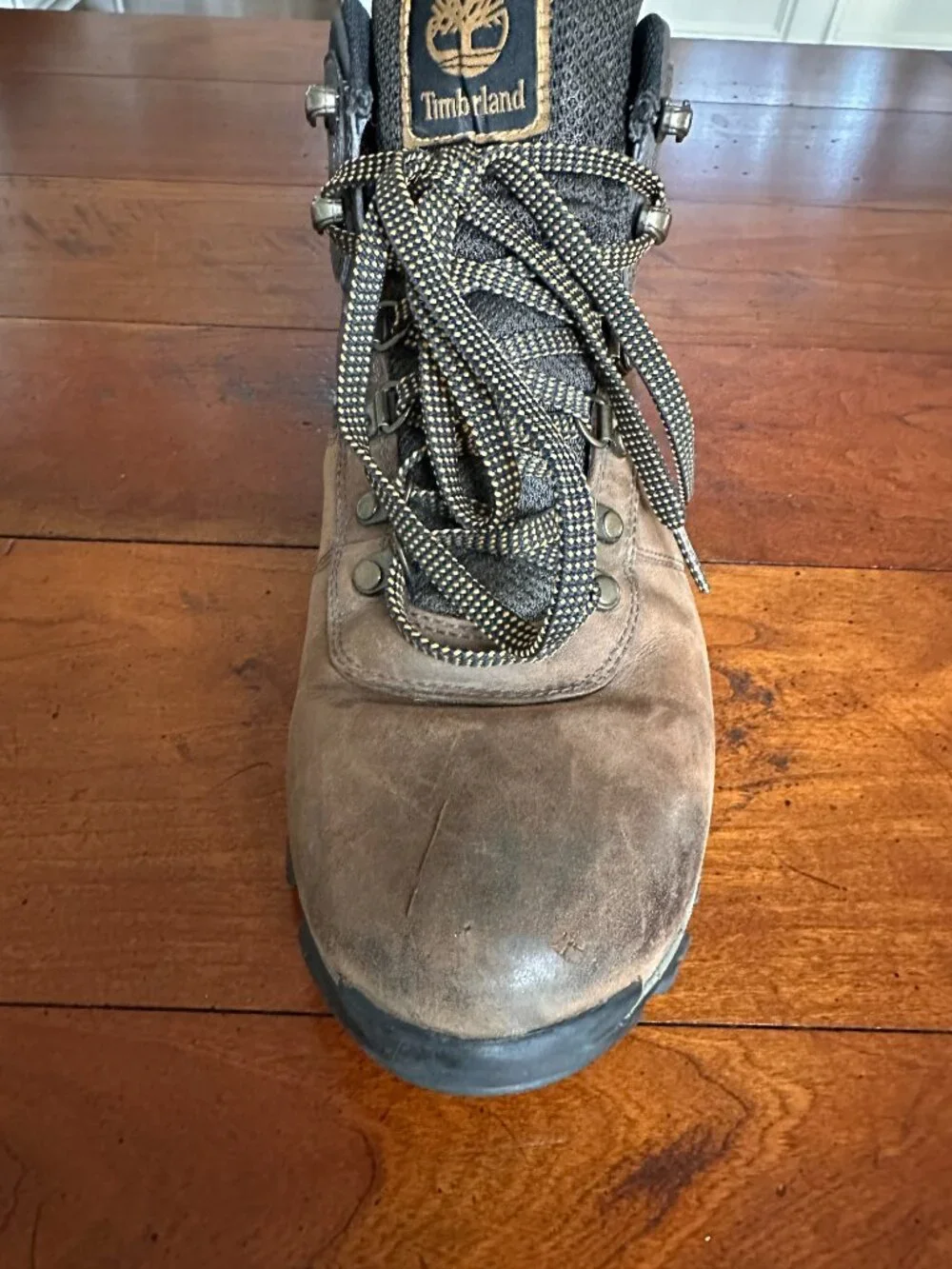 Timberland Men's Mt. Maddsen Waterproof Hiking Boot Brown Leather Size 11